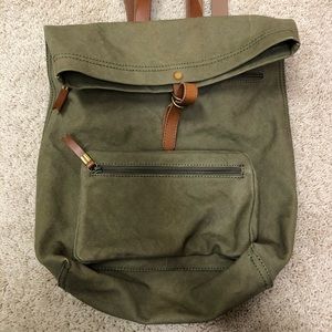Madewell Backpack in army green